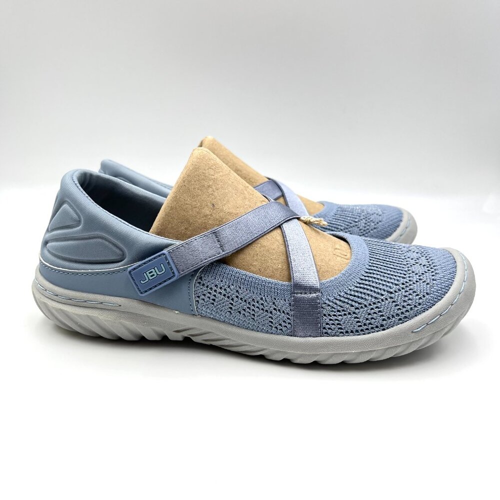 JBU By Jambu Womens Size 6.5 6.5M Camila Blue‎ Comfort Flats Shoes